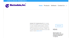 Desktop Screenshot of electrodata.com