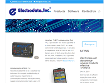 Tablet Screenshot of electrodata.com